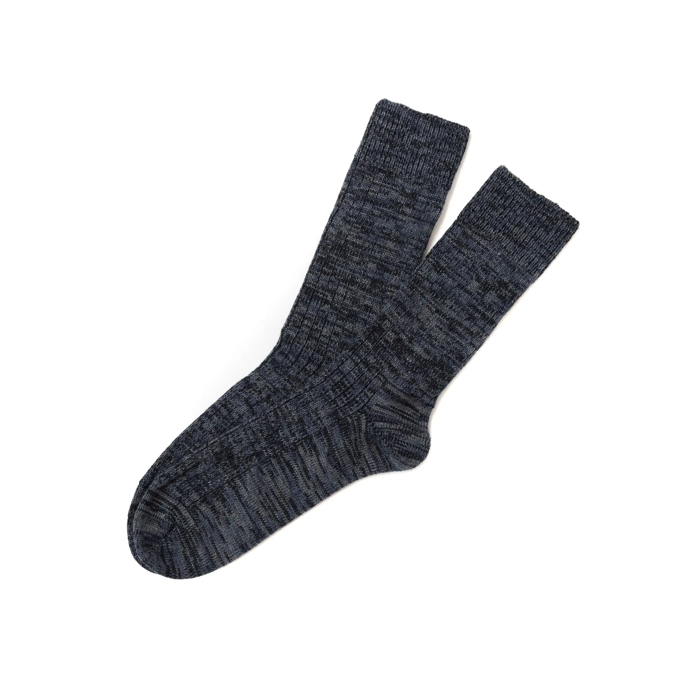 VT Mixed Knit Black Socks