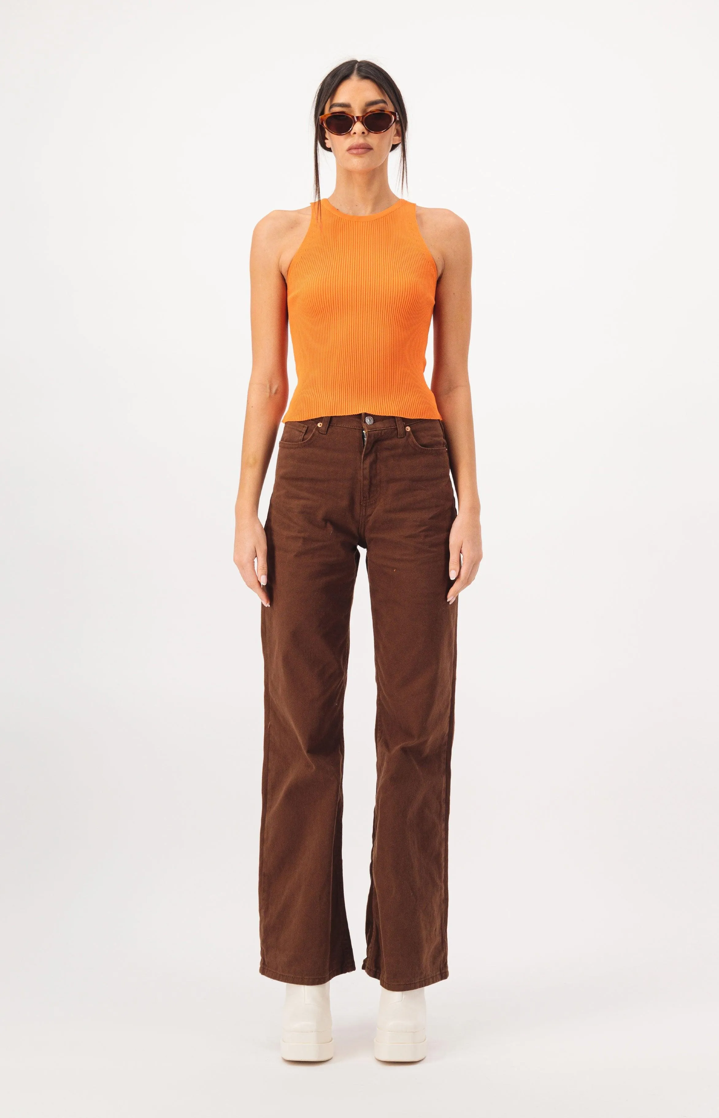 Wide Leg High Waist Pants