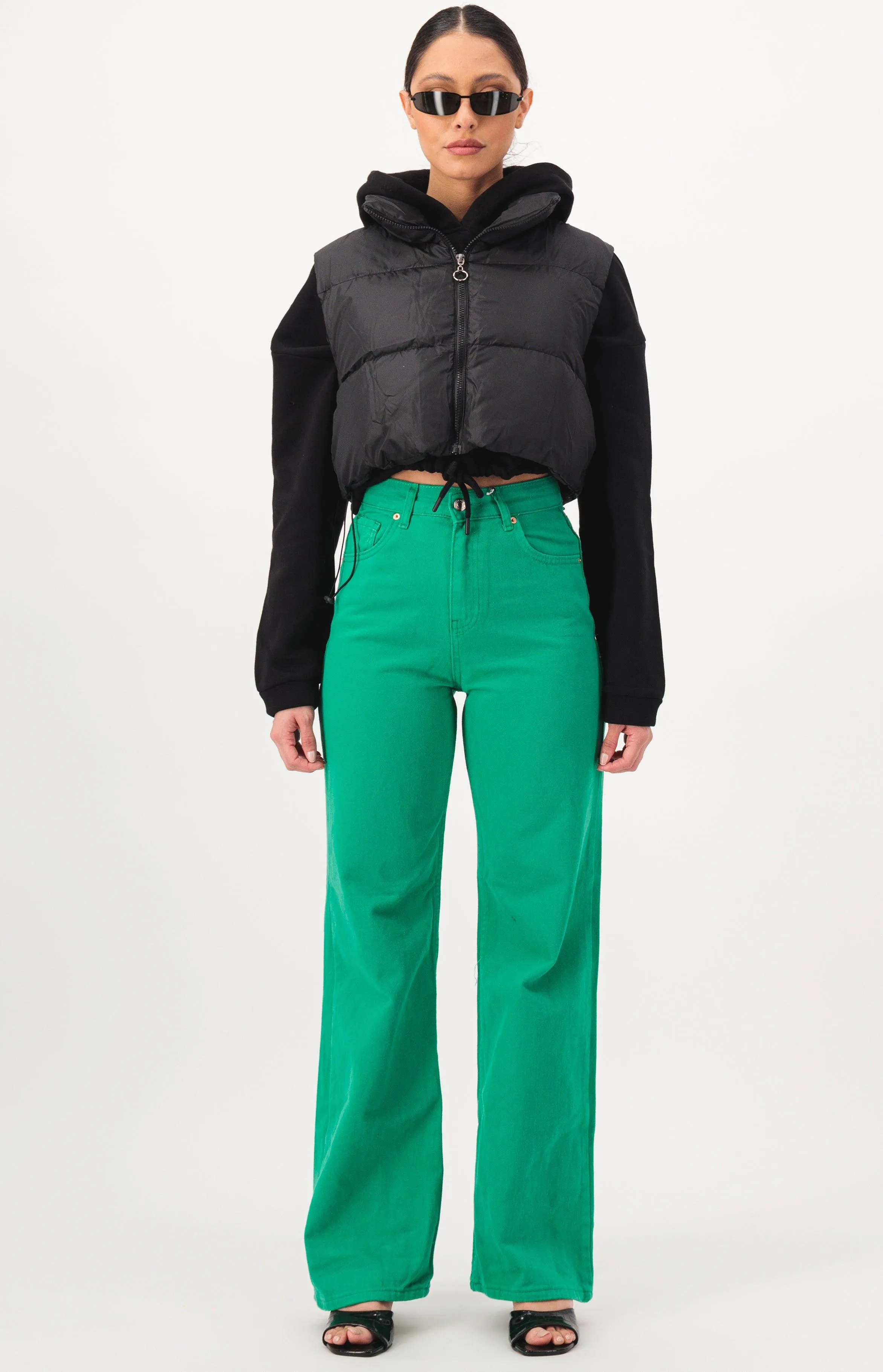 Wide Leg High Waist Pants