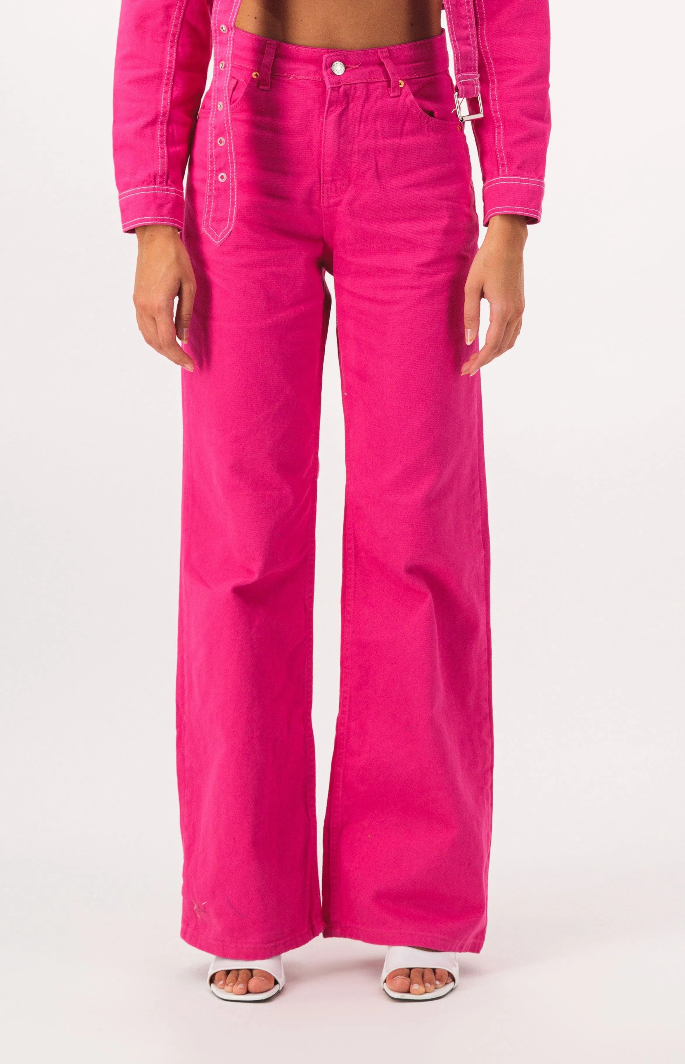 Wide Leg High Waist Pants