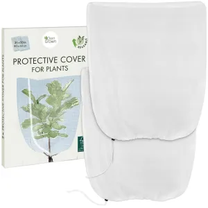 Winter Plant Protection : 2 Winter Plant Covers 31x23in  Permeable, Translucent