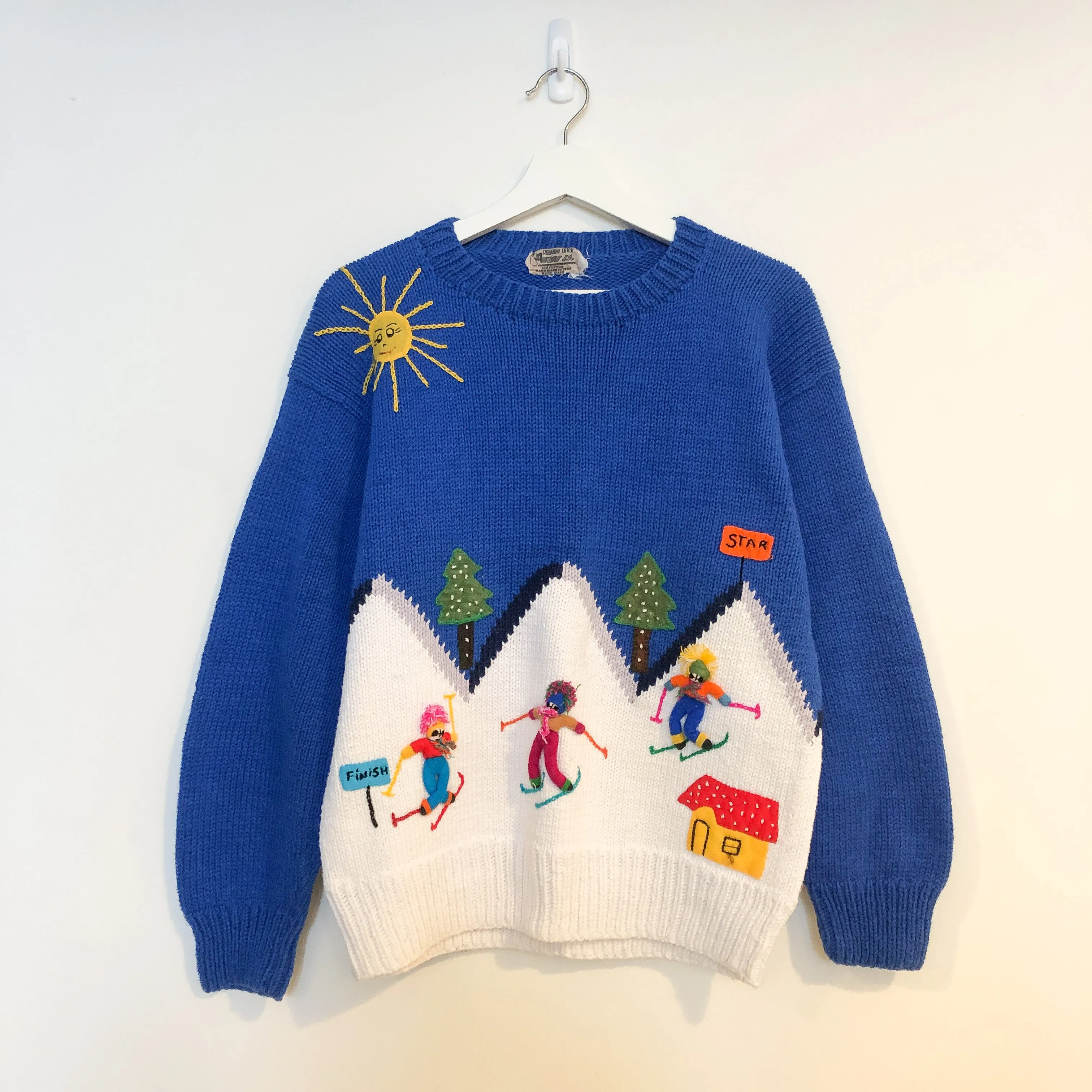 Winter Ski Handmade Sweater