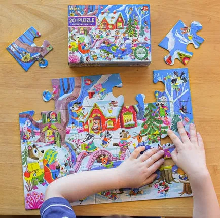 Woodland Winter 20 Pc Puzzle